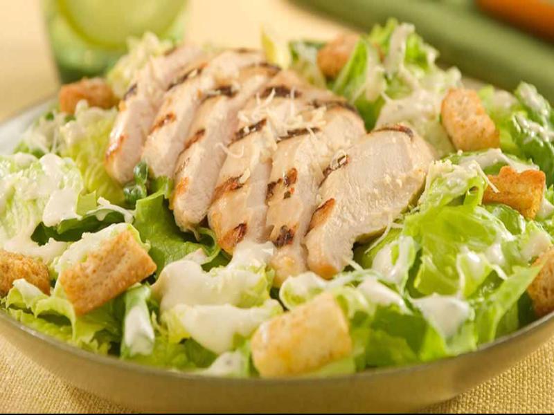 Caesar Salad with Chicken Nutrition Facts Eat This Much