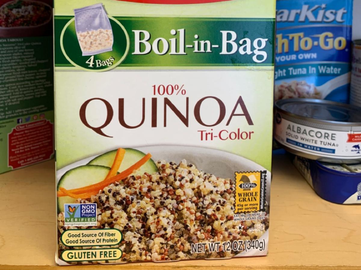 Quinoa, Tricolor, Boilinbag Nutrition Facts Eat This Much