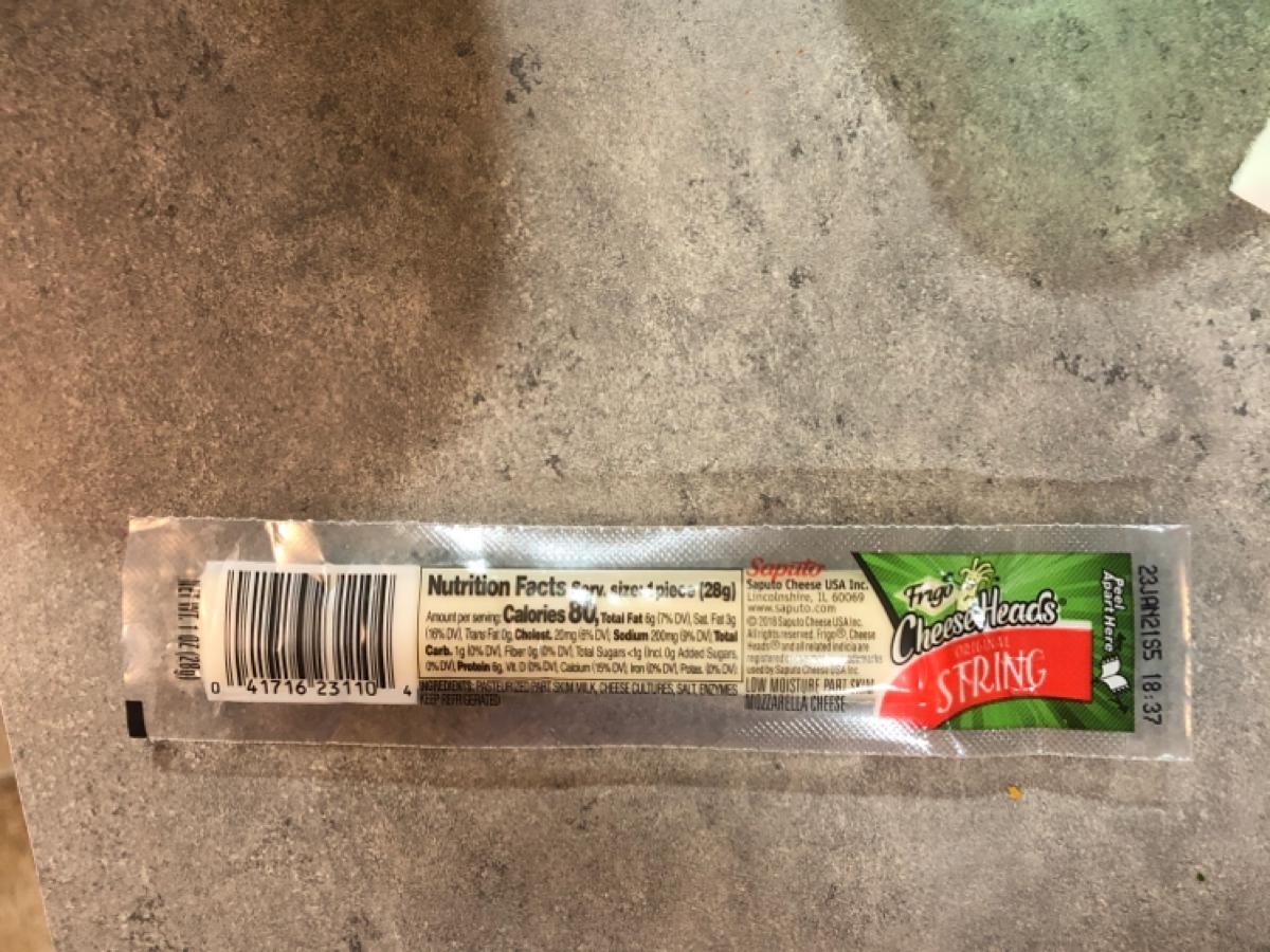 Cheese Heads, String Cheese Nutrition Facts Eat This Much