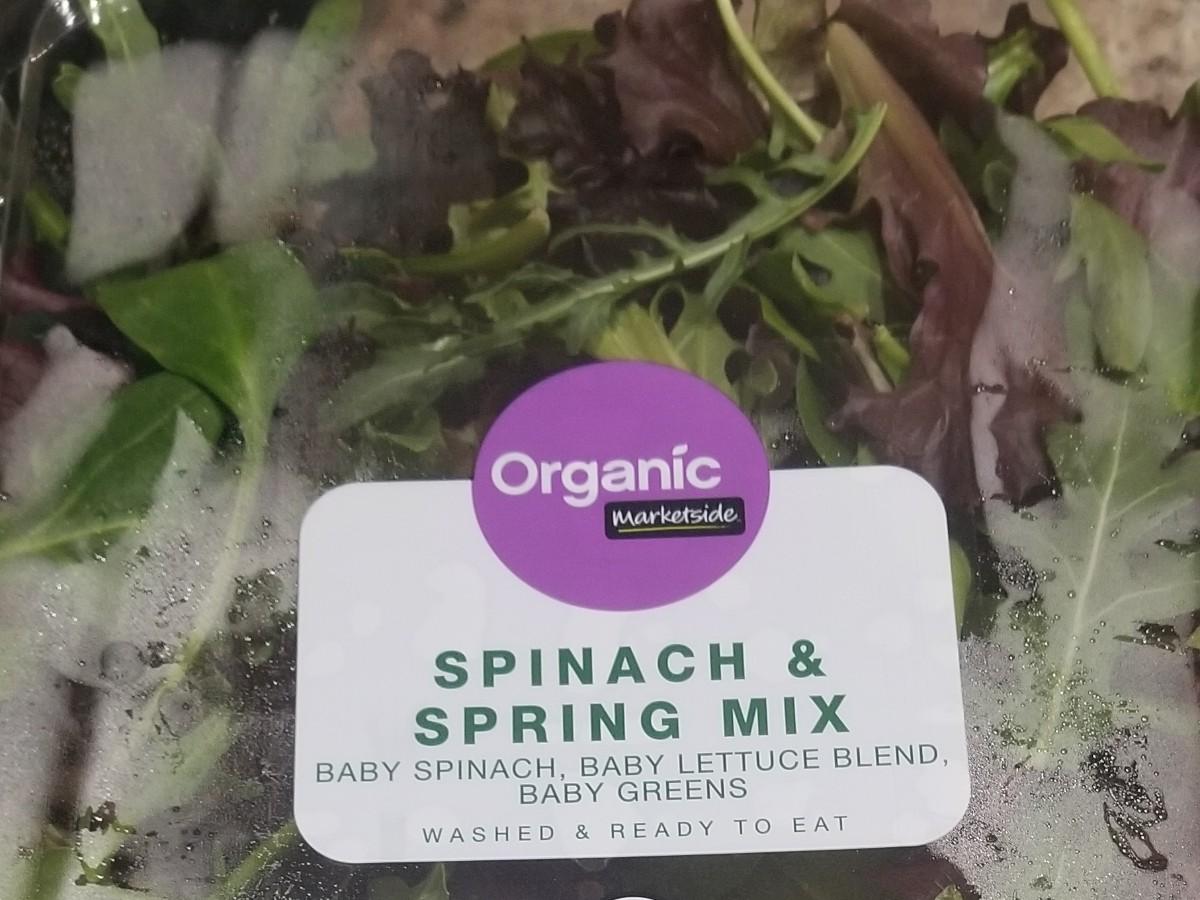 Spinach and Spring Mix Nutrition Facts Eat This Much