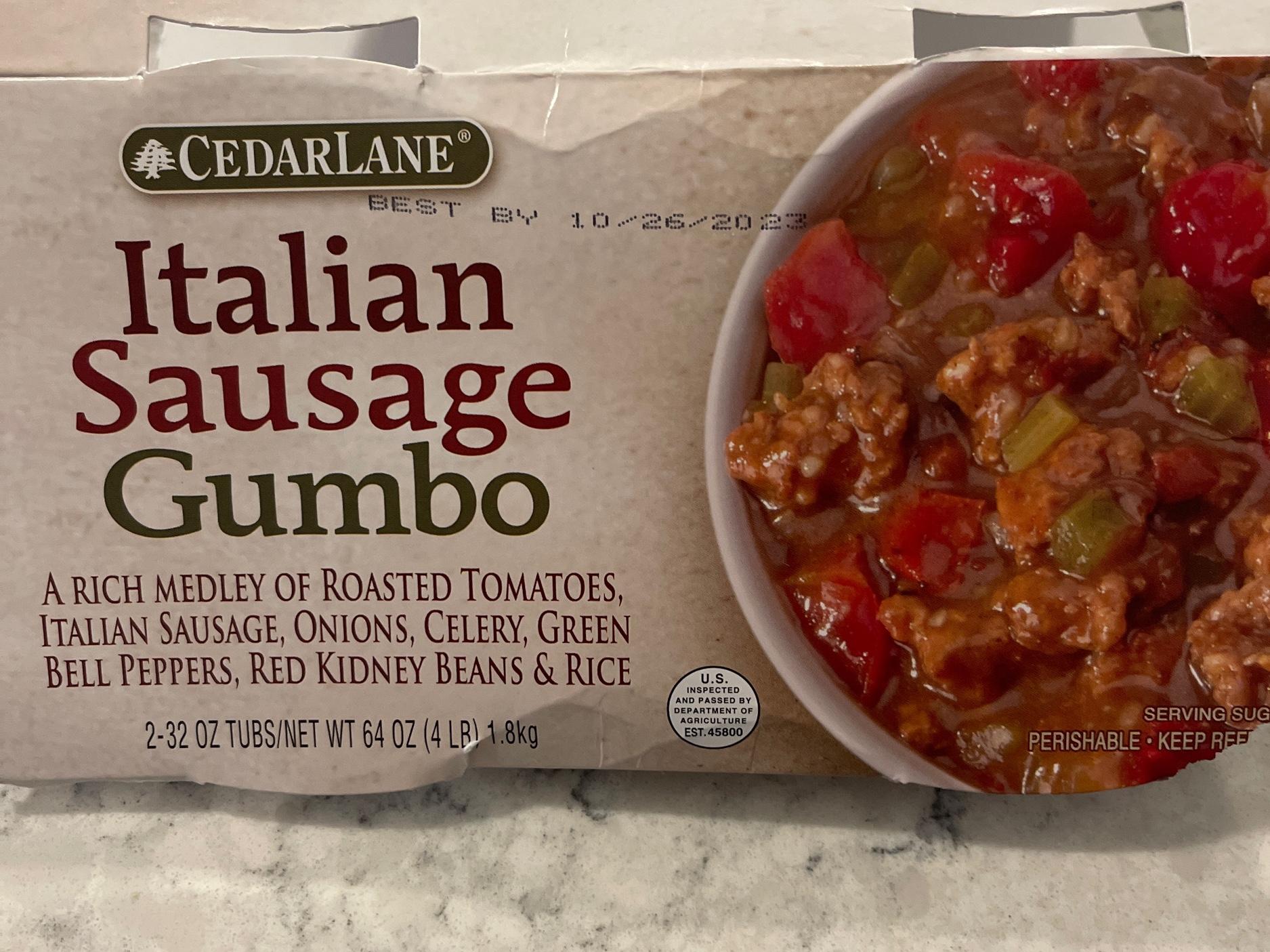Italian Sausage Gumbo Nutrition Facts Eat This Much