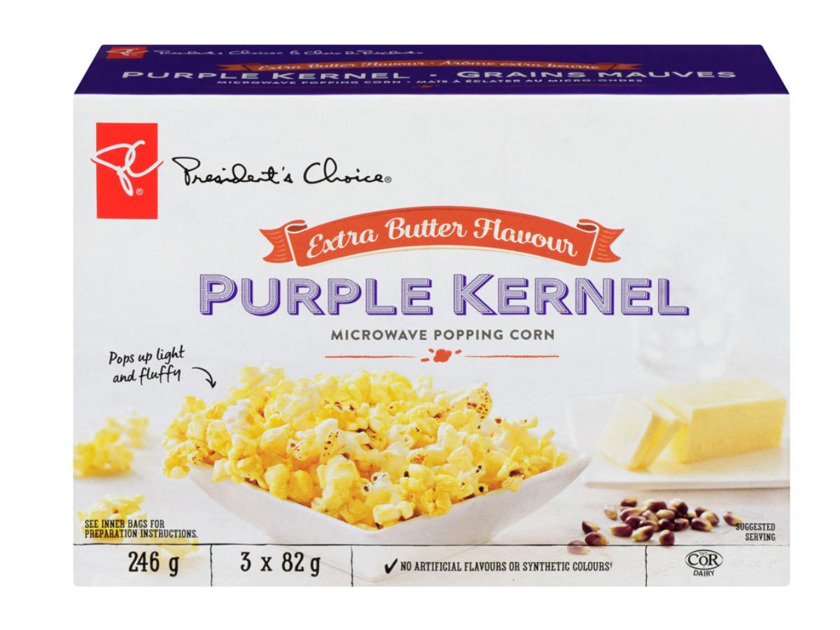 Extra Butter Flavour Purple Kernel Microwave Popping Corn Nutrition Facts Eat This Much