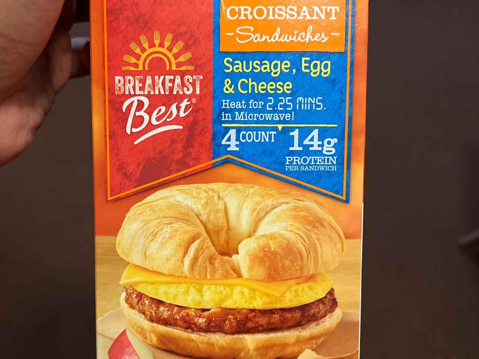 Sausage, Egg & Cheese Croissant Sandwiches Nutrition Facts Eat This Much