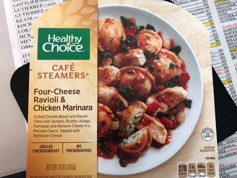 Cafe Steamers Top Chef FourCheese Ravioli & Chicken Marinara Nutrition