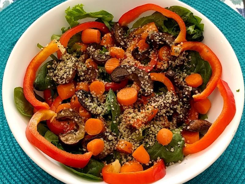 Mushroom and Pepper Tossed Salad Nutrition Facts Eat This Much