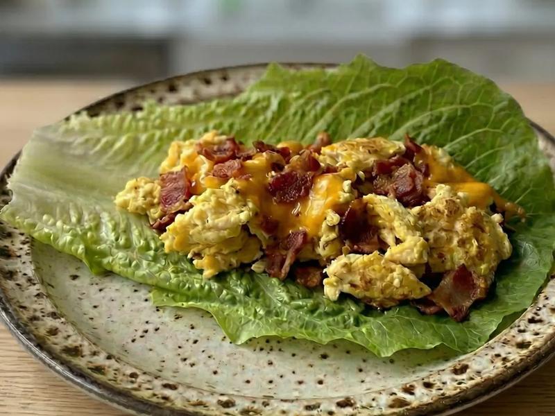 Lettuce Wrap Breakfast Tacos