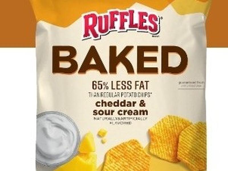 Baked Cheddar and Sour Cream Flavored Potato Crisps