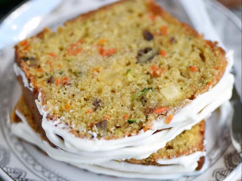 Carrot Apple Zucchini Bread
