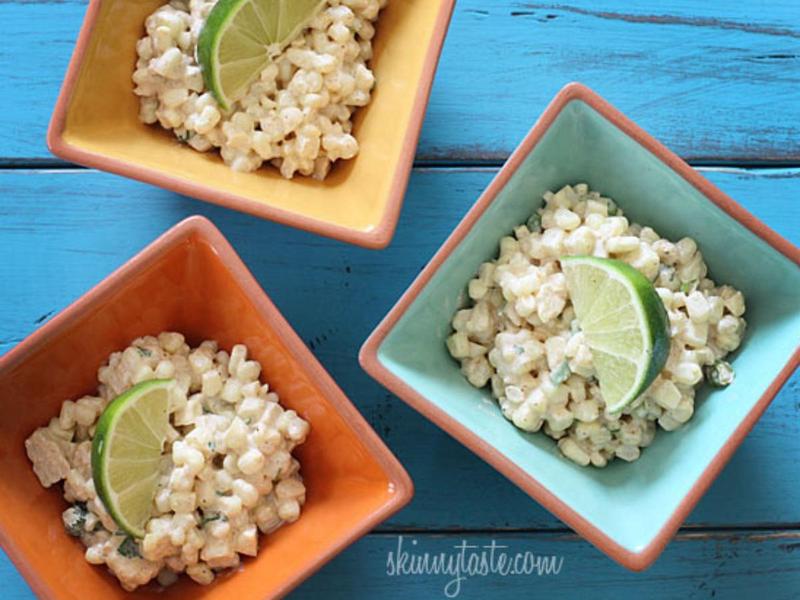 Warm Mexican Corn Salad (Elote)