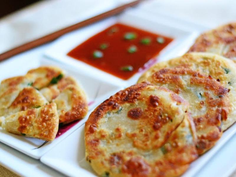 Scallion pancakes