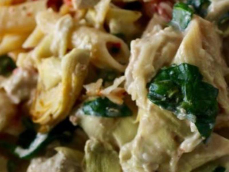 Spinach Artichoke Pasta