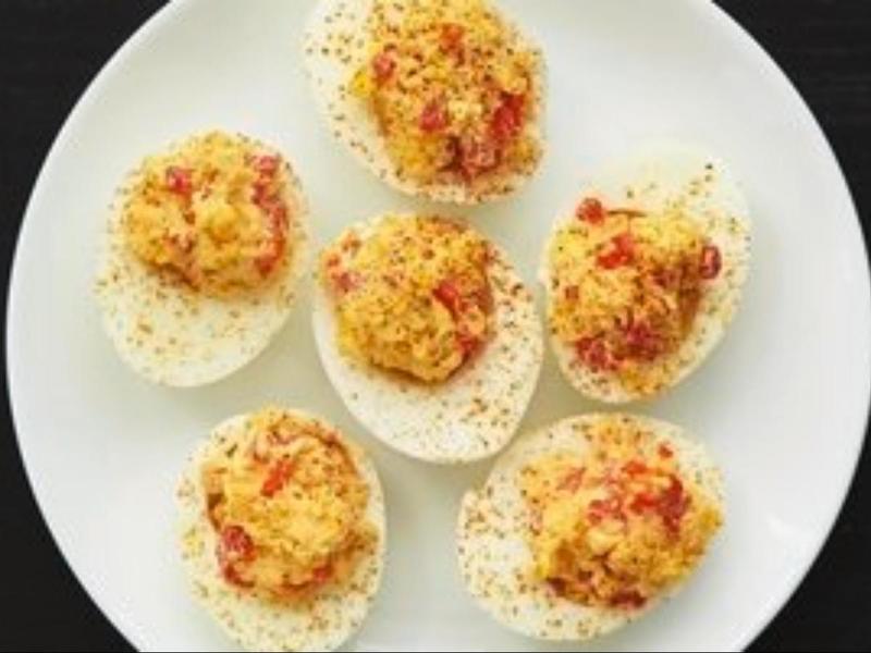 Spicy Deviled Eggs