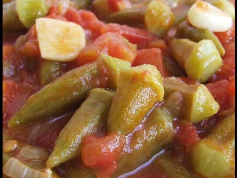 Okra With Tomatoes