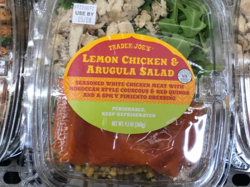 Lemon Chicken and Arugula Salad