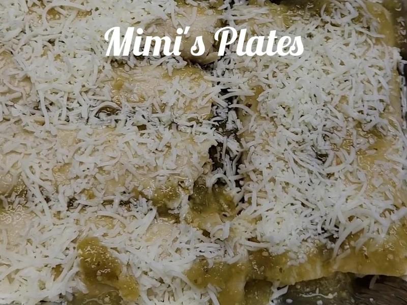 Easy Green Chicken Enchiladas