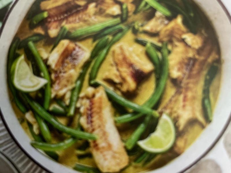 Coconut Fish and Green Bean Curry