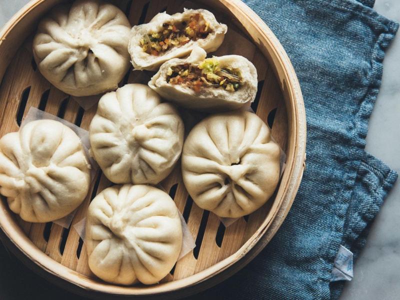 Vegan Baozi (Chinese Steamed Buns)