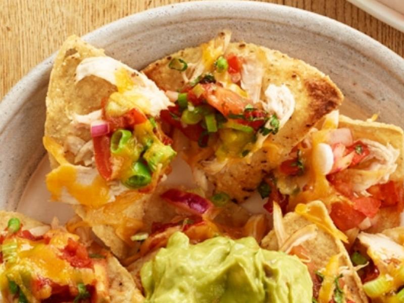 Cheesy Chicken Nachos