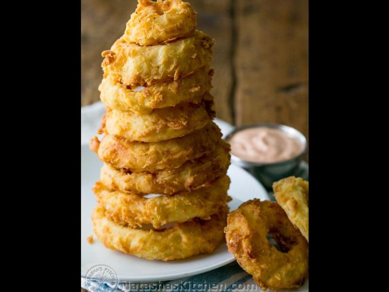 Crisp Double-Dipped Onion Rings