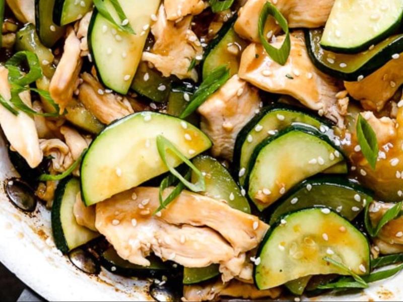 Chicken Zucchini Stir Fry