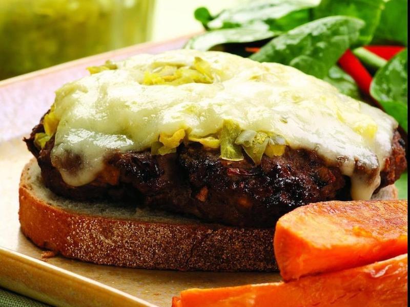 Portobello & Beef Patty Melt