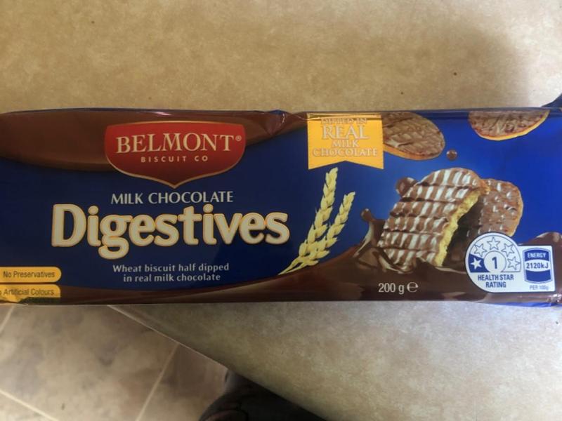 Digestive Milk Chocolate Belmont Biscuits