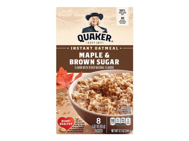 Instant Oatmeal, Maple & Brown Sugar
