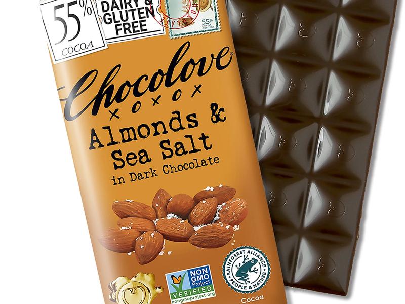Almonds & Sea Salt, in Dark Chocolate