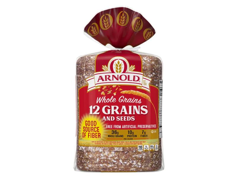 Bread, Whole Grains, 12 Grains and Seeds