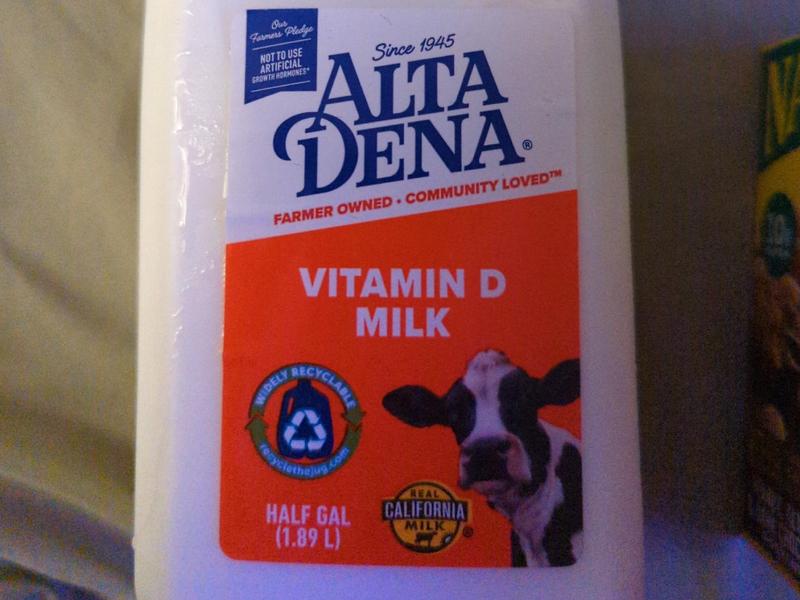 Milk, Vitamin D