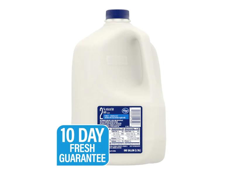 Milk, 2% Reduced Fat