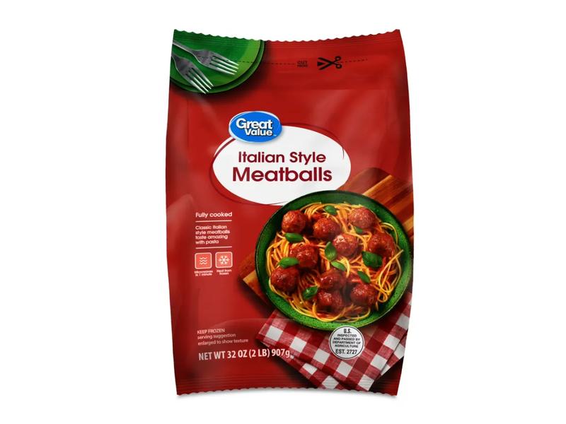 Fully Cooked Meatballs, Italian Style