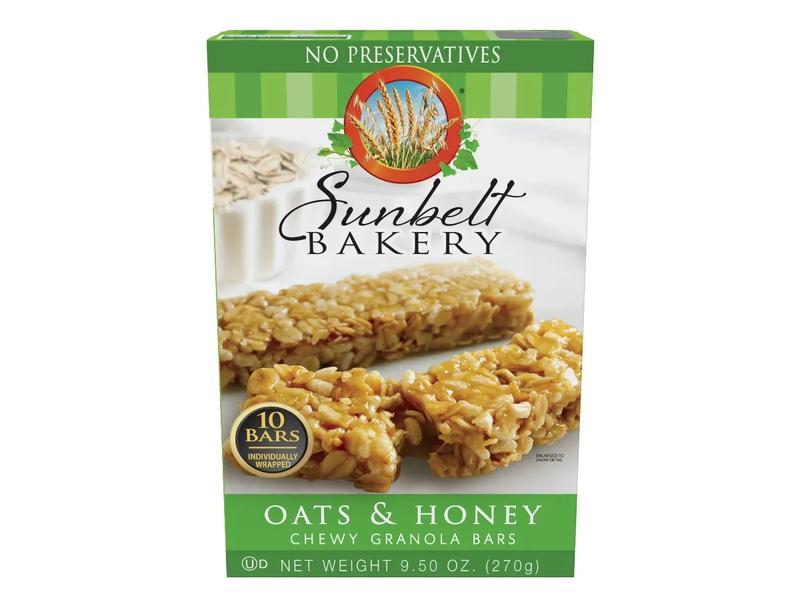 Chewy Granola Bar, Oats & Honey