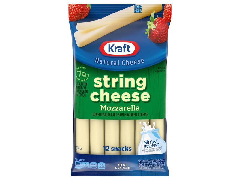 String Cheese, Low-Moisture, Part-Skim, Mozzarella