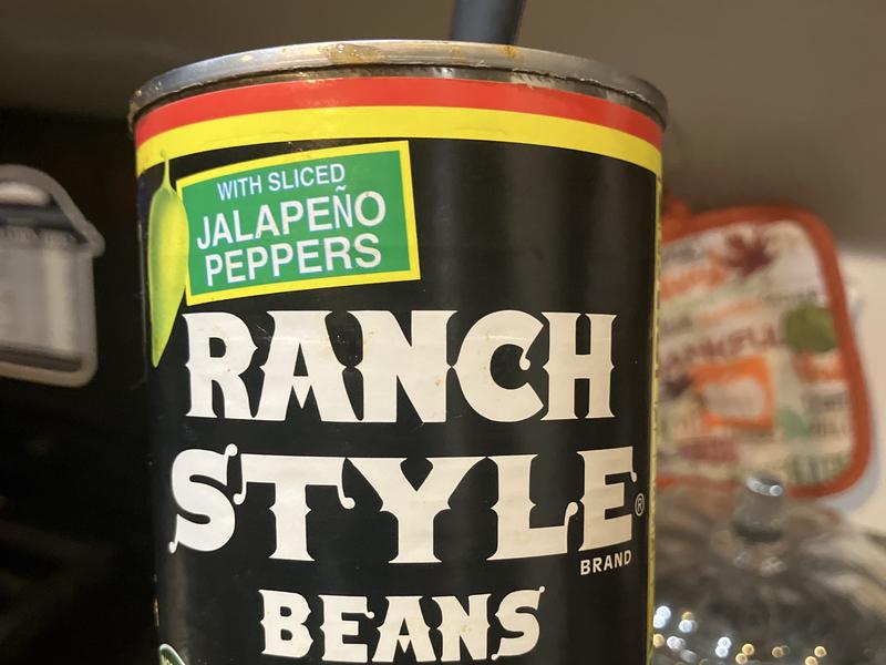 Beans, with Sliced Jalapeno Peppers