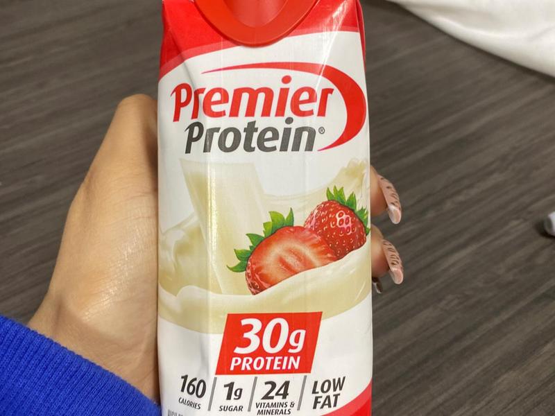 High Protein Shake, Strawberries & Cream