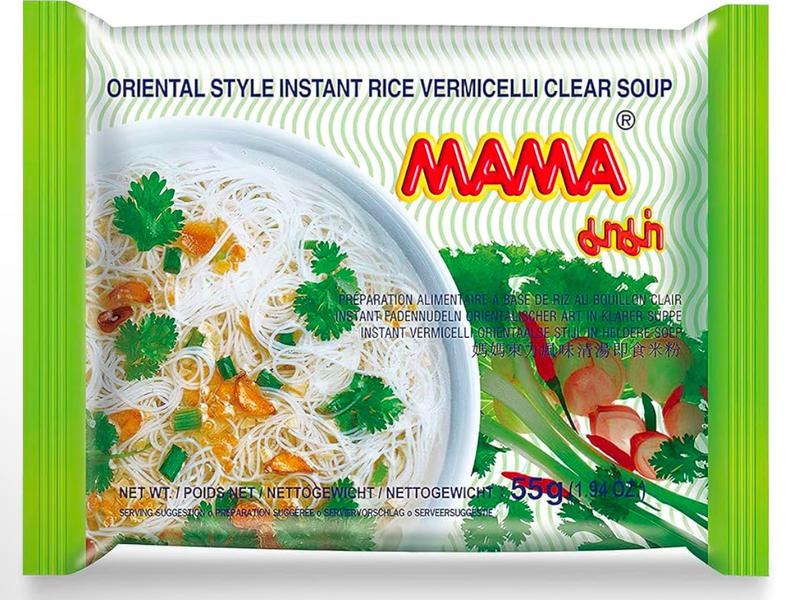 Oriental Style Instant Noodle Clear Soup