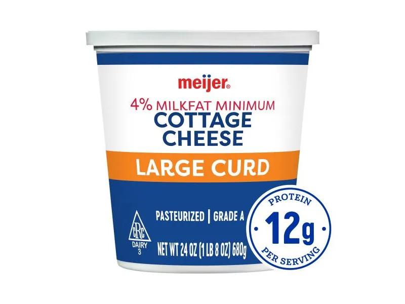 Cottage Cheese, Large Curd, 4% Milkfat Min.