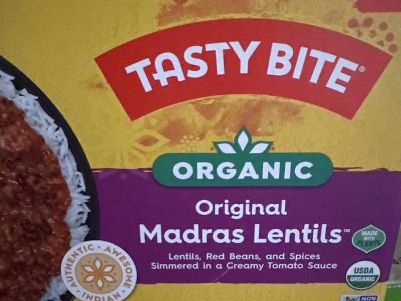 Organic Indian Madras Lentils