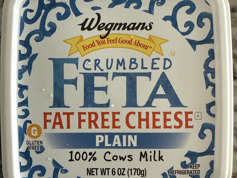 Crumbled Feta, Plain Fat Free