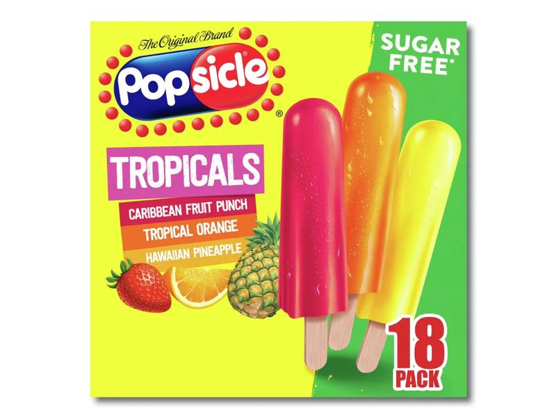 Ice Pops, Tropicals, Sugar Free