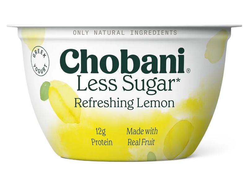Yogurt, Greek, Less Sugar, Reduced Fat, Refreshing Lemon