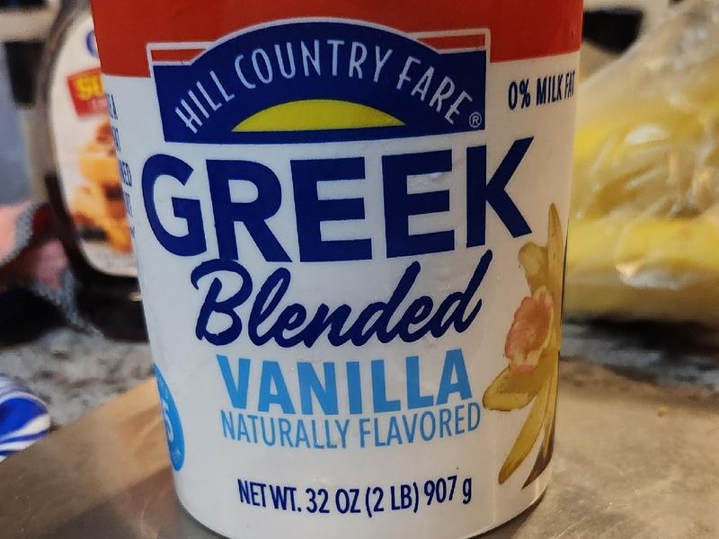 Greek Blended Strained Yogurt, Vanilla