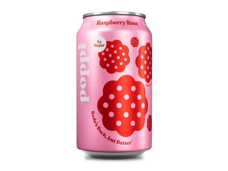 Prebiotic Soda, Raspberry Rose