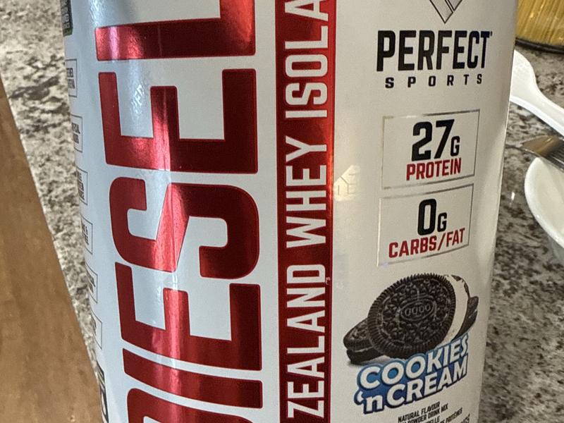 Diesel 100% New Zealand Whey Isolate, Cookies 'n Cream