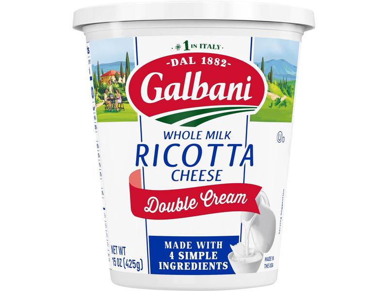 Ricotta Cheese, Double Cream, Whole Milk