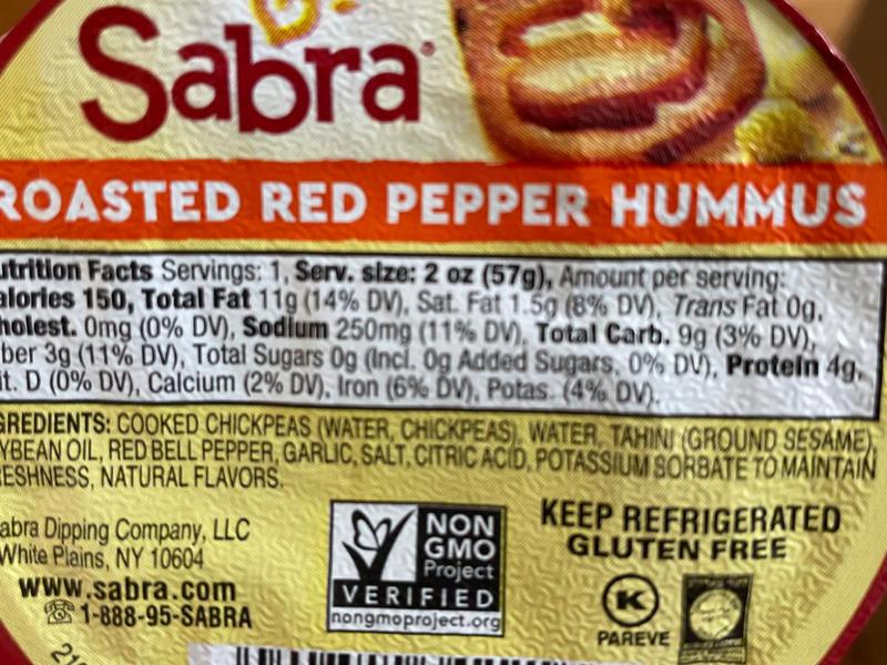 Hummus, Roasted Red Pepper