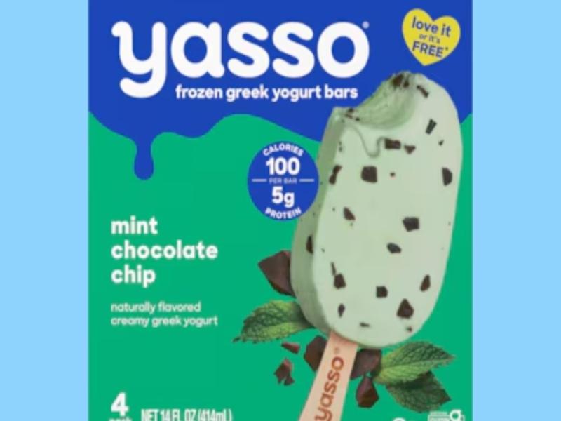 Frozen Greek Yogurt Bar, Mint Chocolate Chip