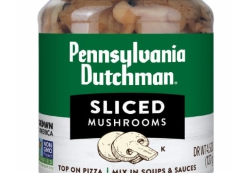 Sliced Mushrooms