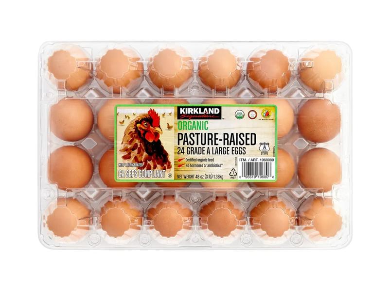 Organic Eggs, 24 Large Grade A Eggs